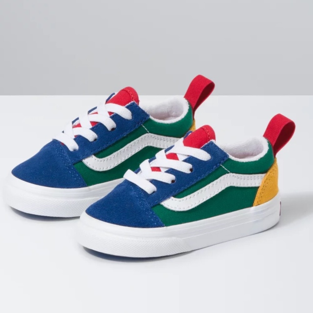 SOLD! 💚Vans Toddler Yacht Club Old Skool Elastic - Picture 2 of 15